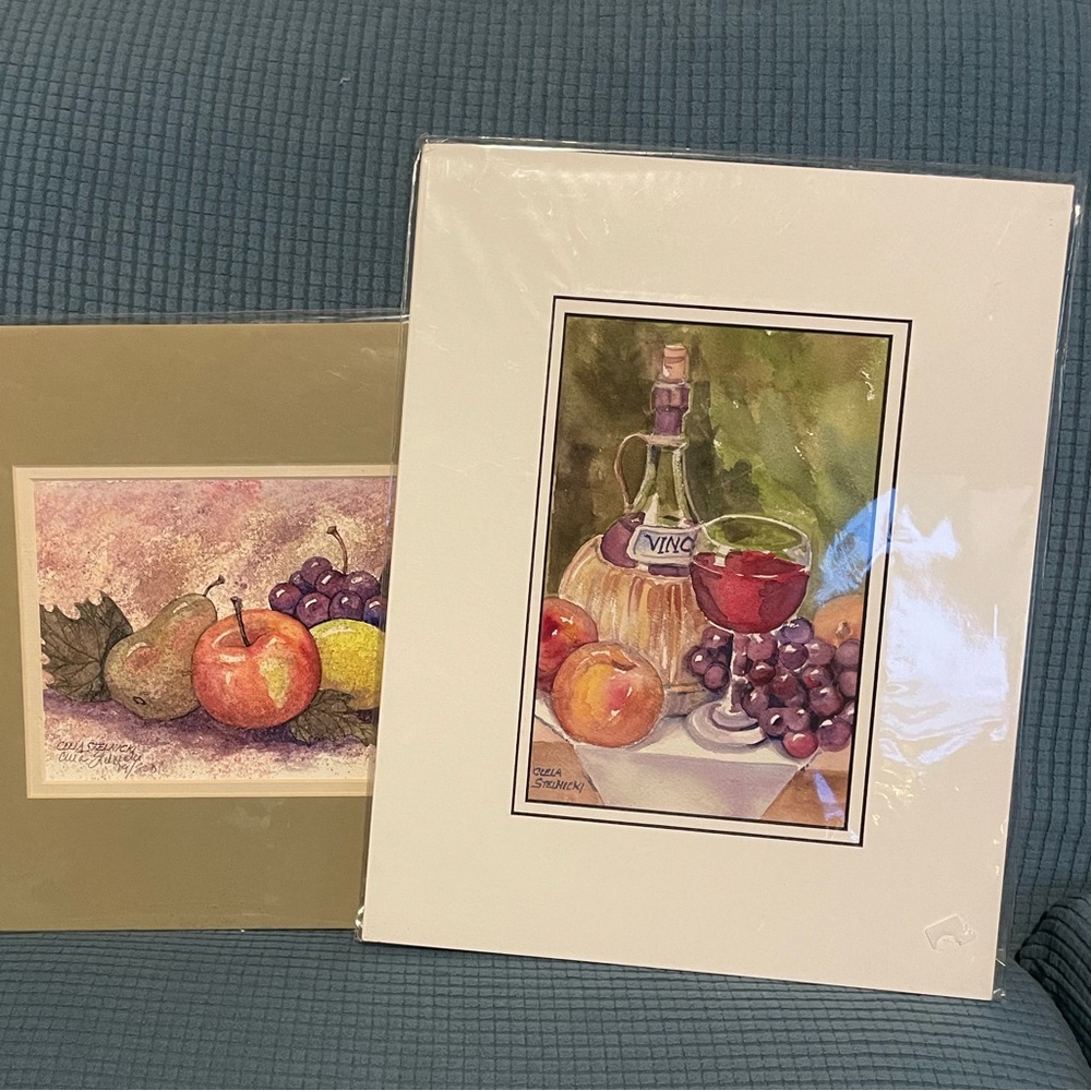 Beautiful matted prints.